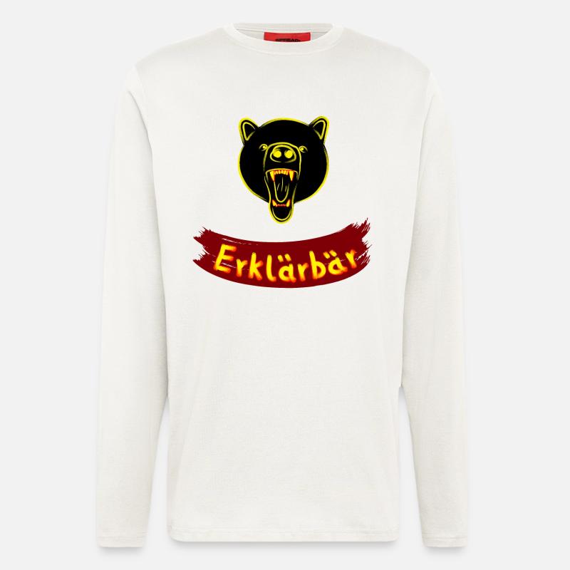 Erklärbär - Langarmshirt - made by SPREAD  - OFF WHITE