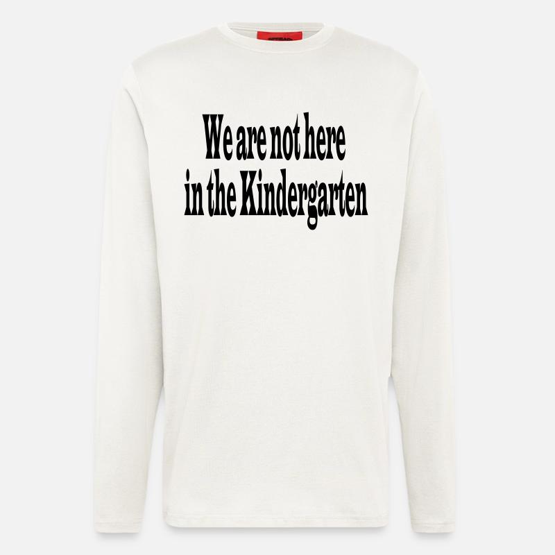 Kindergarten - Langarmshirt - made by SPREAD  - OFF WHITE