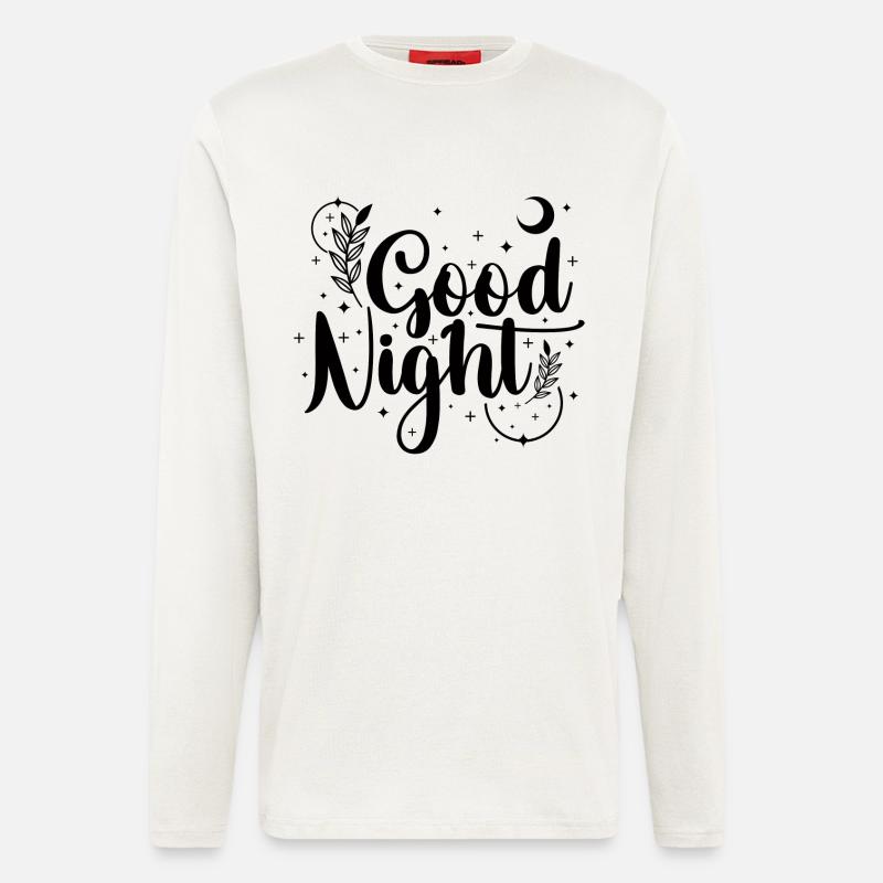 Good Night - Langarmshirt - made by SPREAD  - OFF WHITE