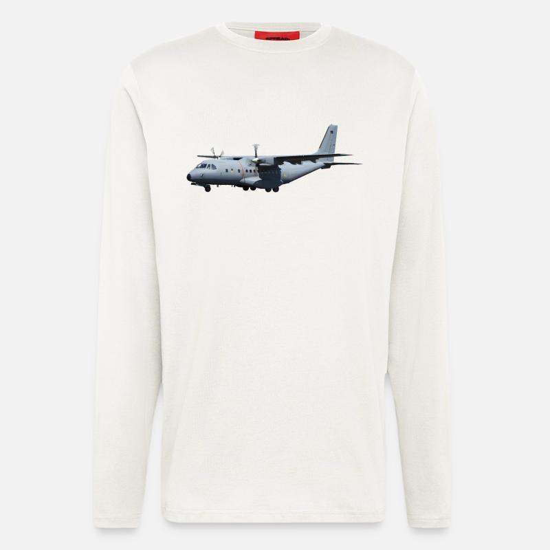 CN-235 - Langarmshirt - made by SPREAD  - OFF WHITE