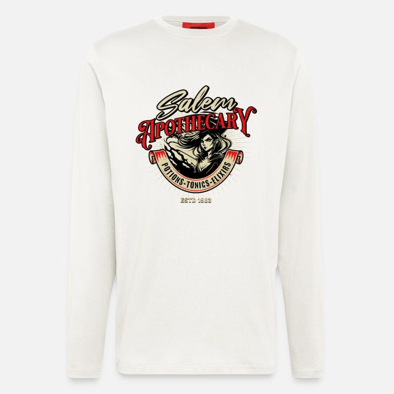 Salem Apotheker-Hexe - Langarmshirt - made by SPREAD  - OFF WHITE