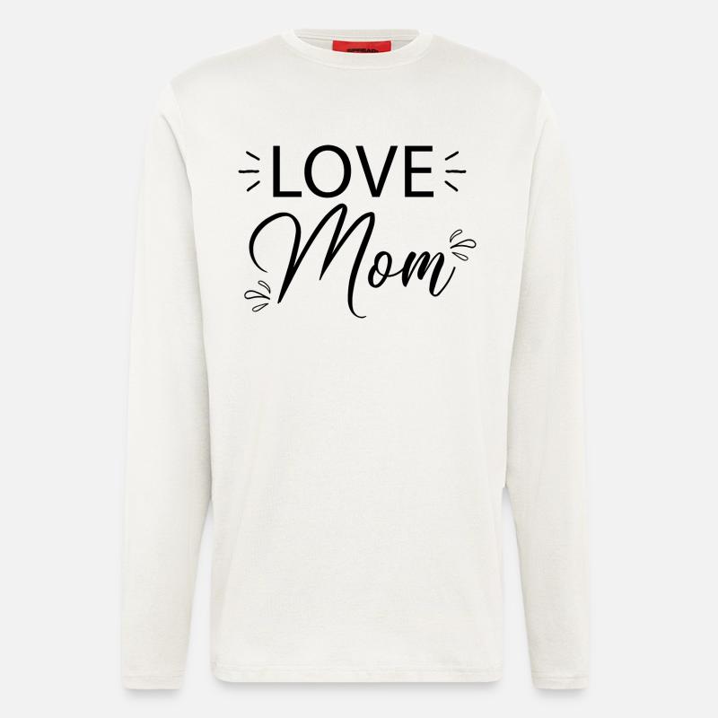 Love Mom... - Langarmshirt - made by SPREAD  - OFF WHITE