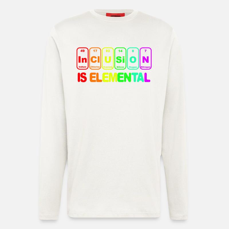 Inclusion is elementary # - Longsleeve - made by SPREAD  - OFF WHITE