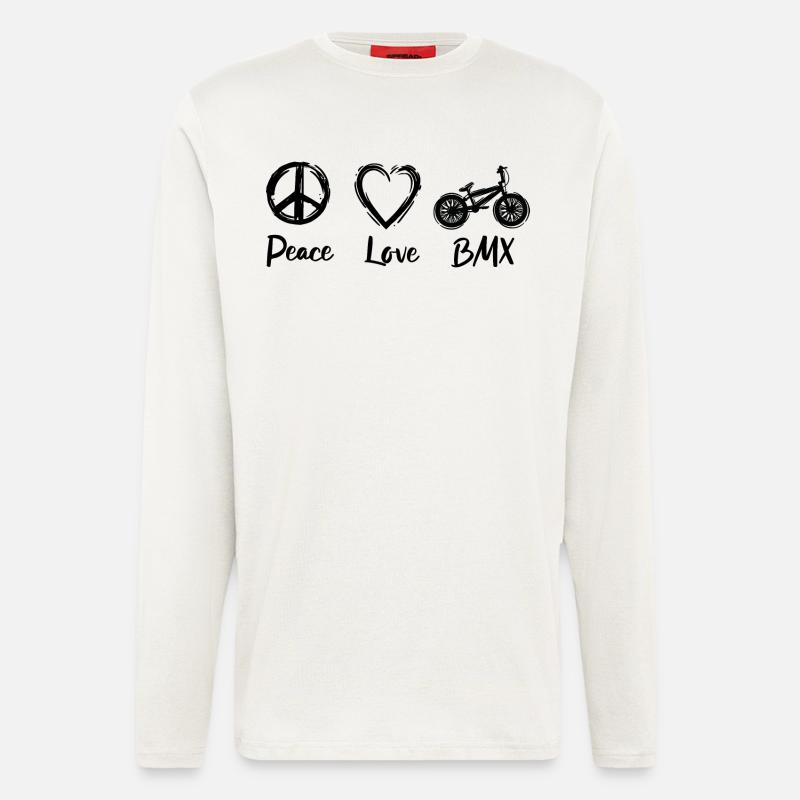 BMX Motivation - Langarmshirt - made by SPREAD  - OFF WHITE