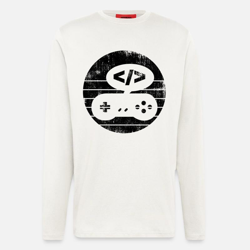 Videospiel Programmierer - Langarmshirt - made by SPREAD  - OFF WHITE