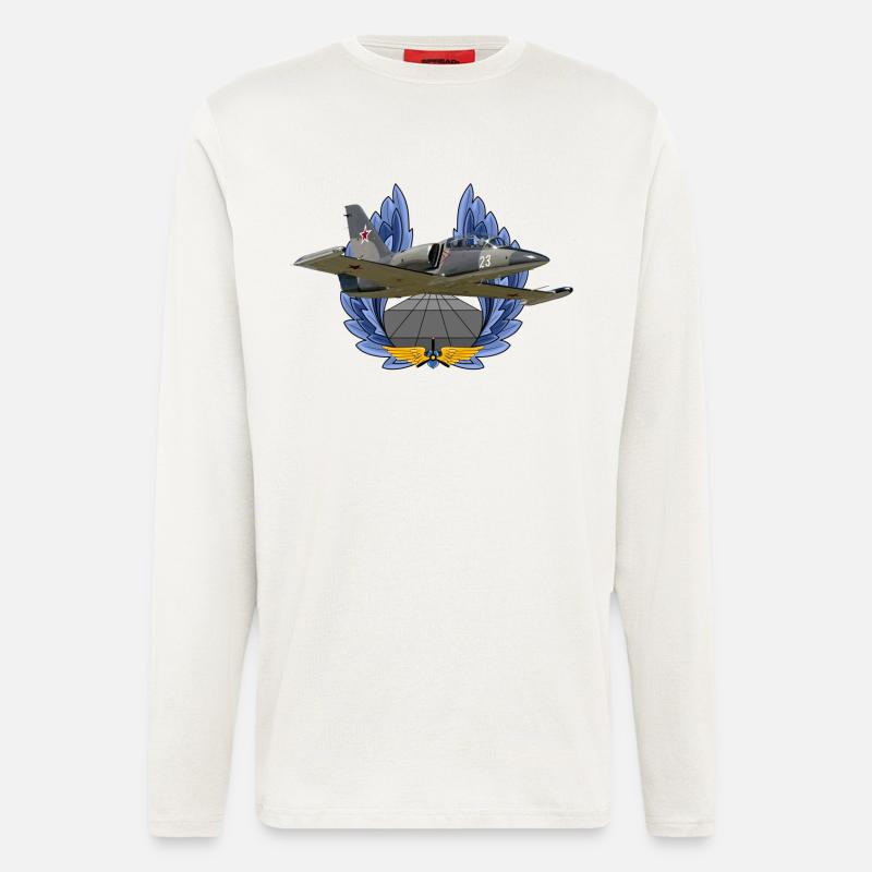 Aero L-39 Albatros - Langarmshirt - made by SPREAD  - OFF WHITE