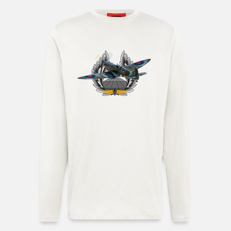 Spitfire - Longsleeve - made by SPREAD  - OFF WHITE