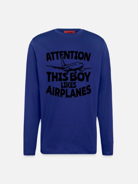 Airplane Boy - Longsleeve - made by SPREAD - OFF WHITE