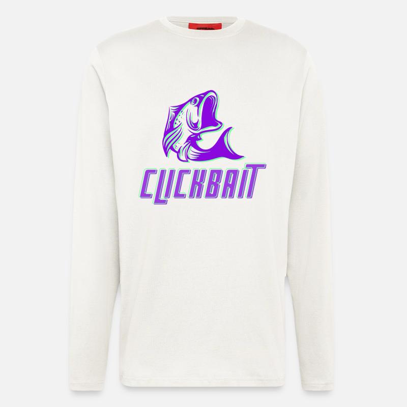 Clickbait - Langarmshirt - made by SPREAD  - OFF WHITE