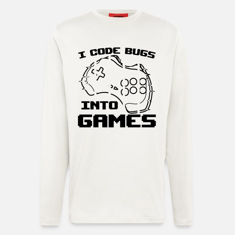 Videospiel Programmierer - Langarmshirt - made by SPREAD  - OFF WHITE