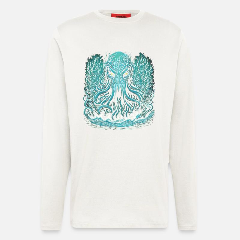Cthulhu - Longsleeve - made by SPREAD  - OFF WHITE