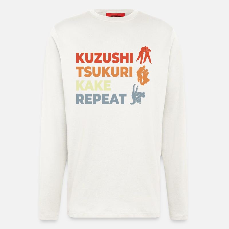 Judo Techniques - Longsleeve - made by SPREAD  - OFF WHITE