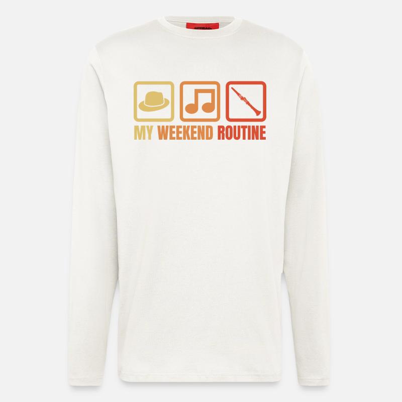 Clarinetists Weekend - Longsleeve - made by SPREAD  - OFF WHITE