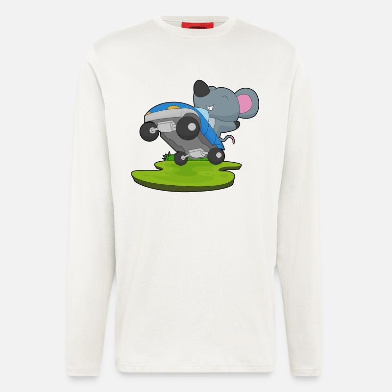 Mouse Auto - Longsleeve - made by SPREAD - OFF WHITE