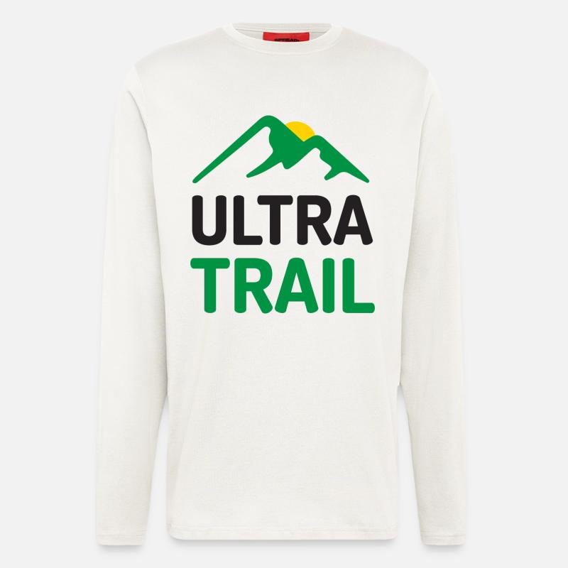 Ultra-Pfad - Langarmshirt - made by SPREAD  - OFF WHITE