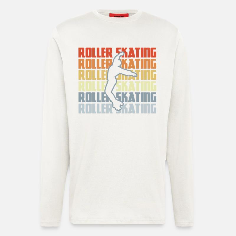 Roller Skating Disco - Longsleeve - made by SPREAD  - OFF WHITE