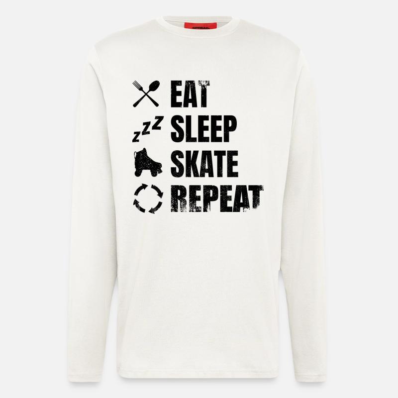 Roller skating routine - Longsleeve - made by SPREAD  - OFF WHITE