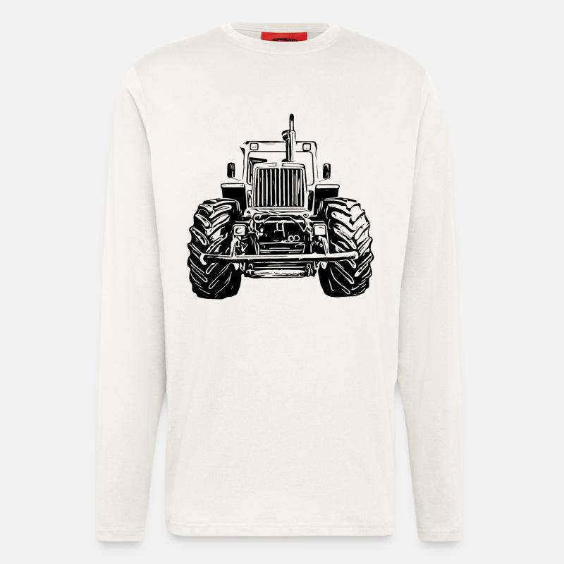 MB trac Front - Longsleeve - made by SPREAD  - OFF WHITE