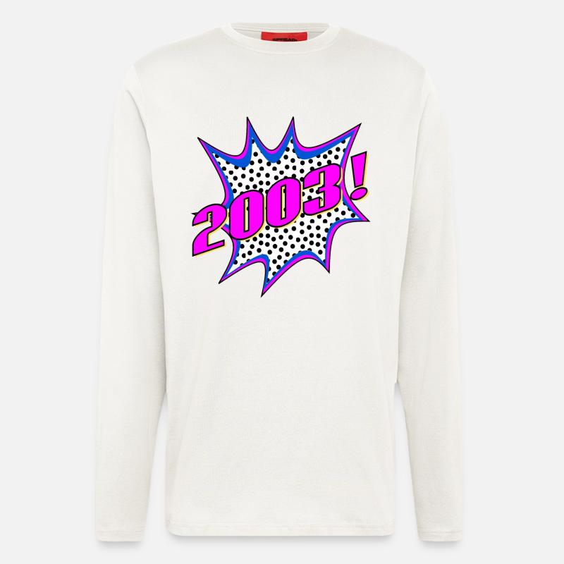 LETTERING 2003 POPART - Longsleeve - made by SPREAD  - OFF WHITE