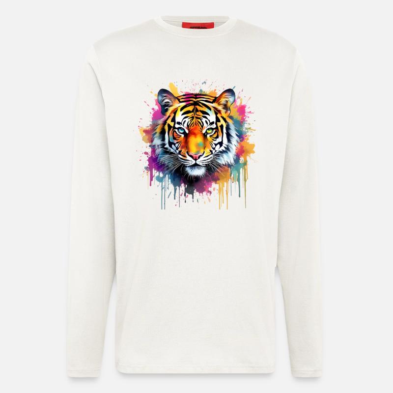 Tiger - Longsleeve - made by SPREAD - OFF WHITE