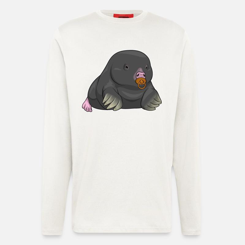 Mole Baby Pacifier - Longsleeve - made by SPREAD - OFF WHITE