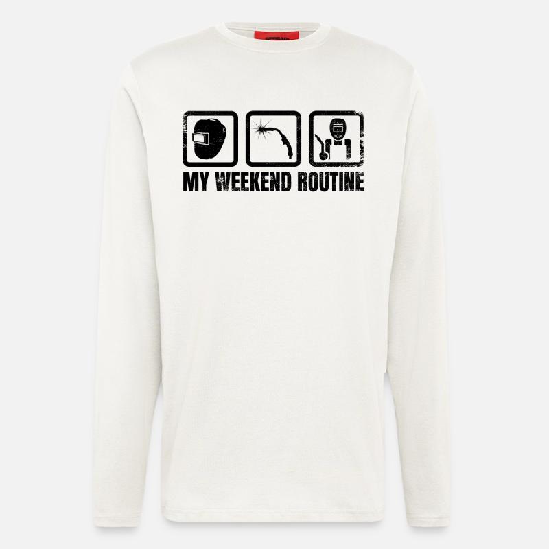 My weekend routine - Longsleeve - made by SPREAD  - OFF WHITE