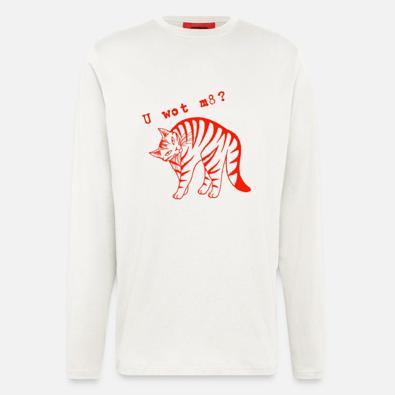 Tu sais mon pote ? - Manches longues bio décontracté fabriqué en UE - OFF WHITE