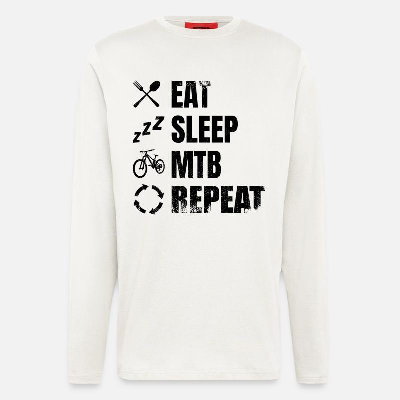 Mountain biker routine - Longsleeve - made by SPREAD  - OFF WHITE