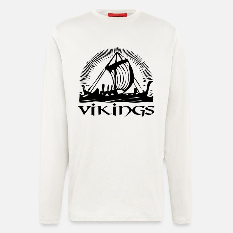 vikings - Langarmshirt - made by SPREAD  - OFF WHITE