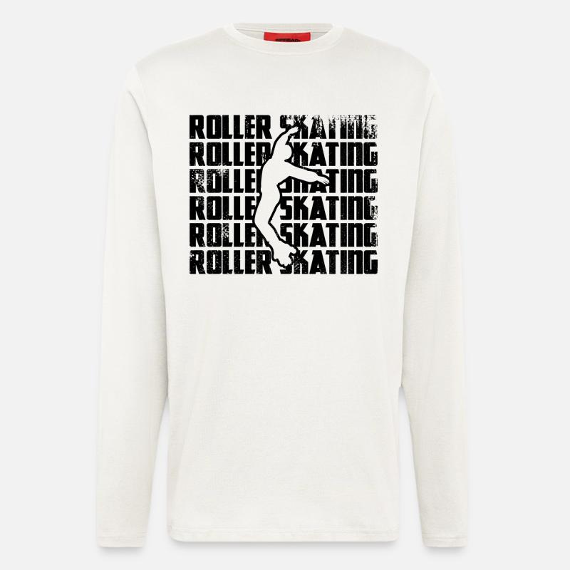 Roller skating - Longsleeve - made by SPREAD  - OFF WHITE