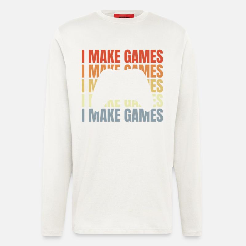 Game Developer Saying - Longsleeve - made by SPREAD  - OFF WHITE
