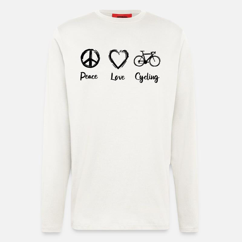 Cyclist routine - Longsleeve - made by SPREAD  - OFF WHITE
