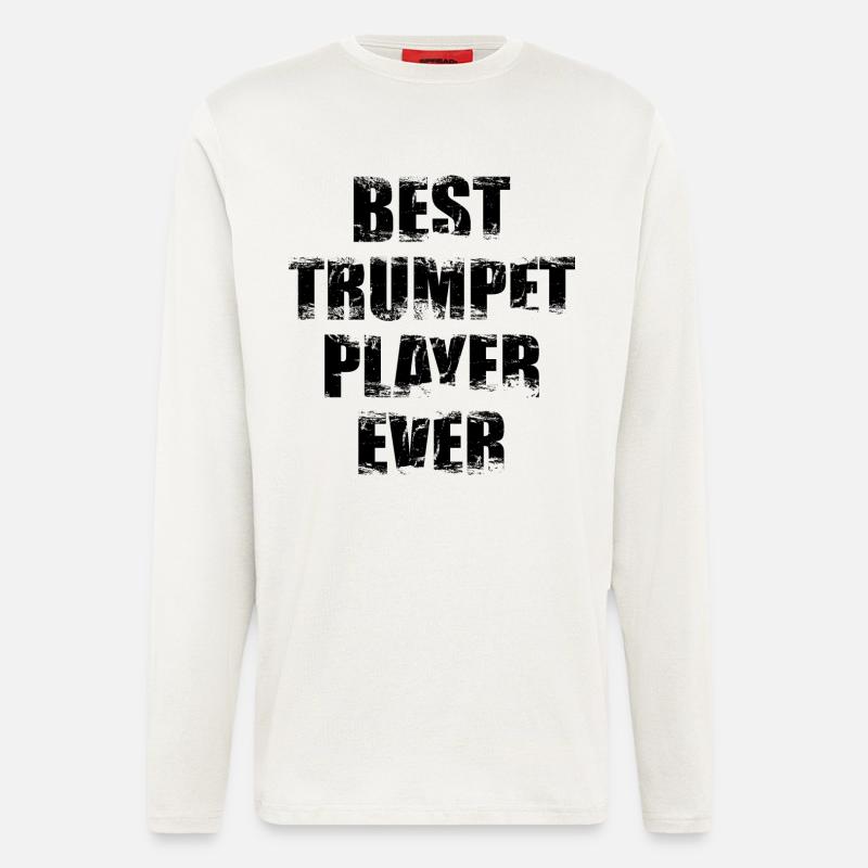 Best Trumpeter - Longsleeve - made by SPREAD  - OFF WHITE