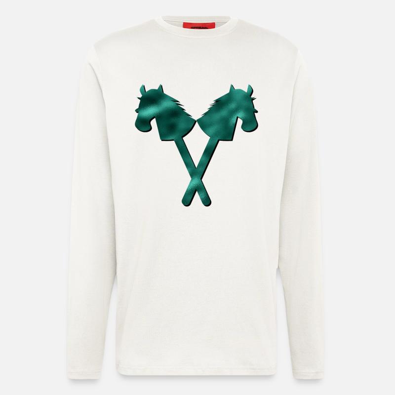 Hobby-Horsing REITEN - Langarmshirt - made by SPREAD  - OFF WHITE