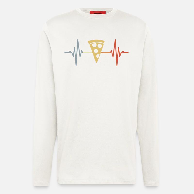 Pizza Pulse - Longsleeve - made by SPREAD  - OFF WHITE