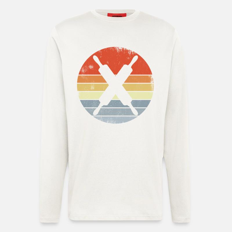 Rolling pin - Longsleeve - made by SPREAD  - OFF WHITE