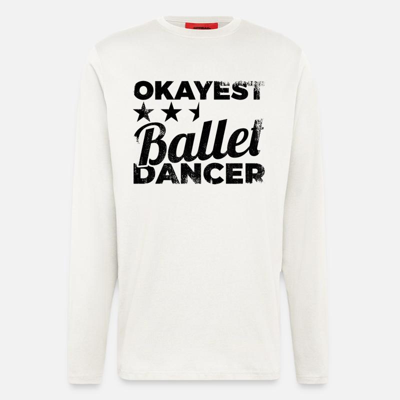 Average ballet dancer - Longsleeve - made by SPREAD  - OFF WHITE