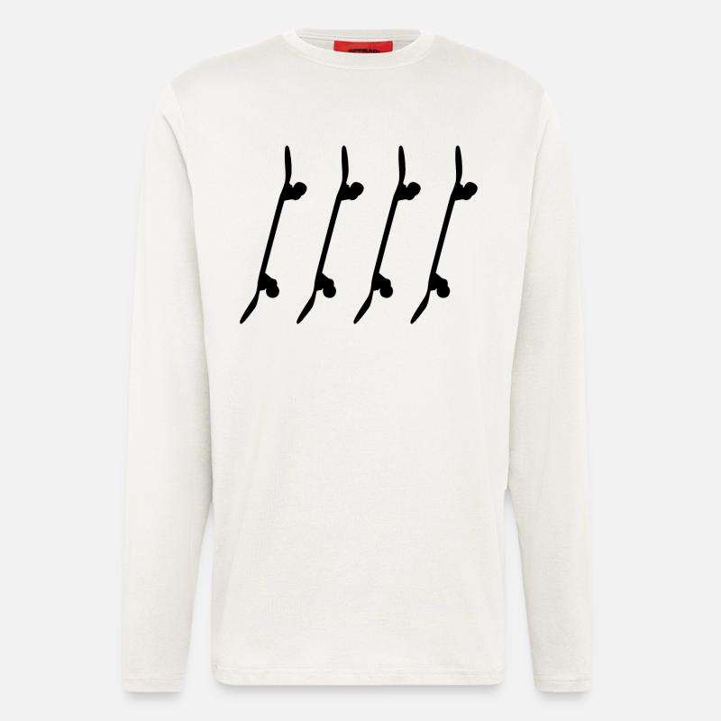 Skateboards - Langarmshirt - made by SPREAD  - OFF WHITE