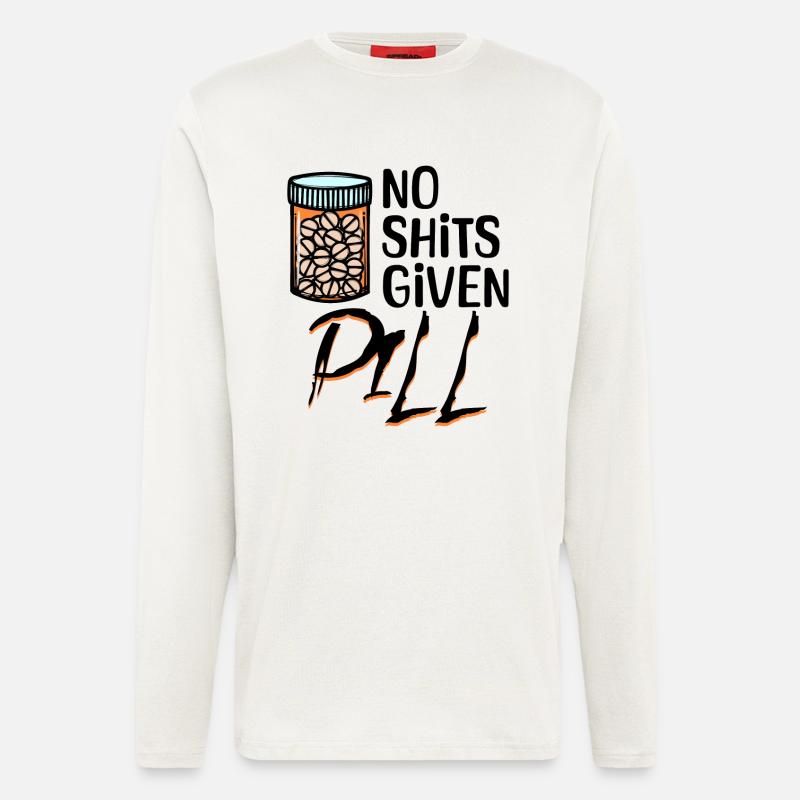 Gleichgültig Is Mir Egal Statement - Langarmshirt - made by SPREAD  - OFF WHITE
