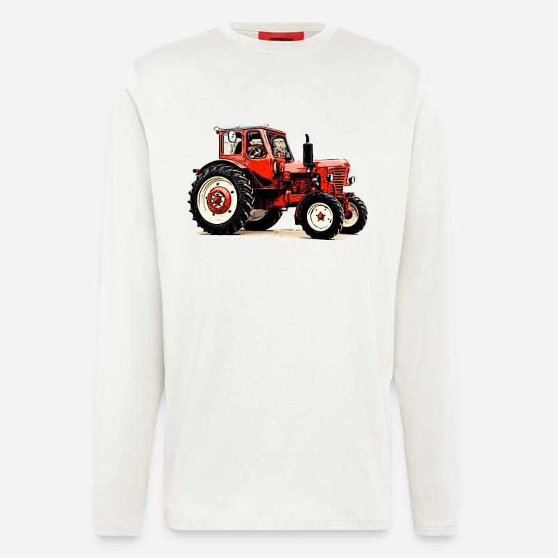 Belarus mts 50 - Langarmshirt - made by SPREAD  - OFF WHITE