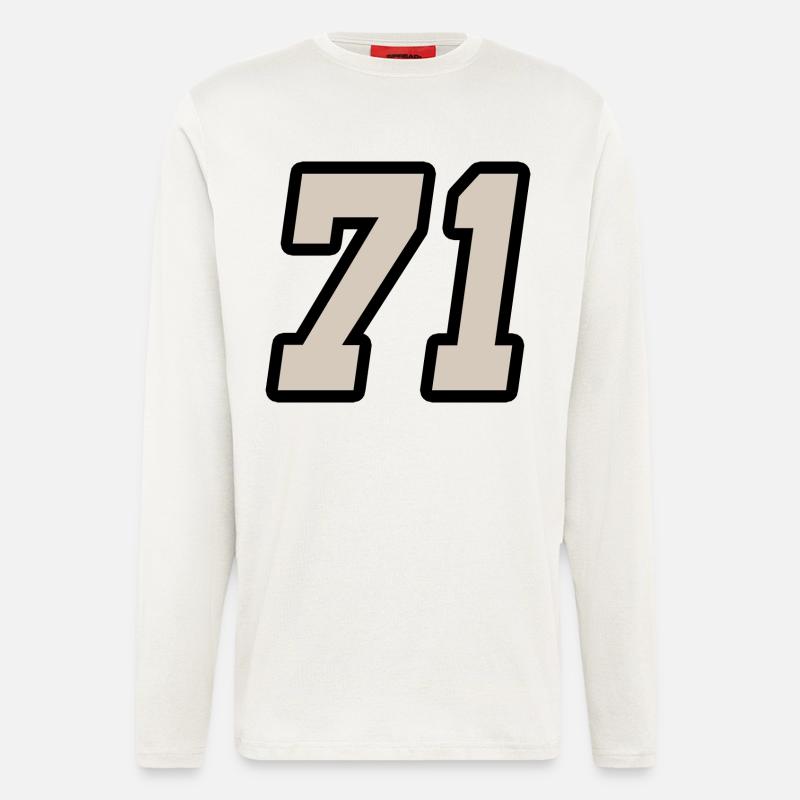 Nummer einundsiebzig 71 - Langarmshirt - made by SPREAD  - OFF WHITE