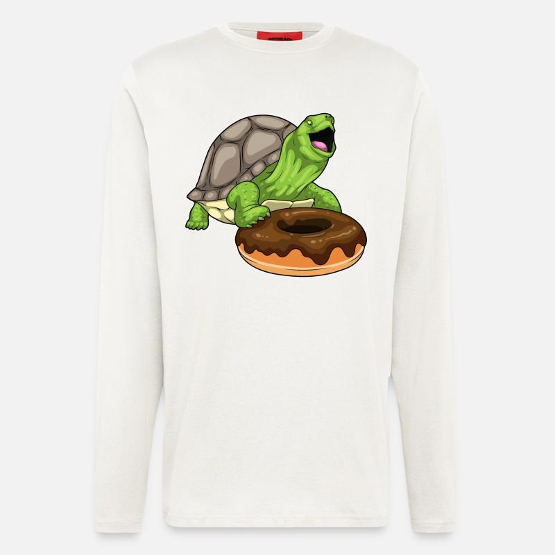 Turtle Donut - Longsleeve - made by SPREAD  - OFF WHITE