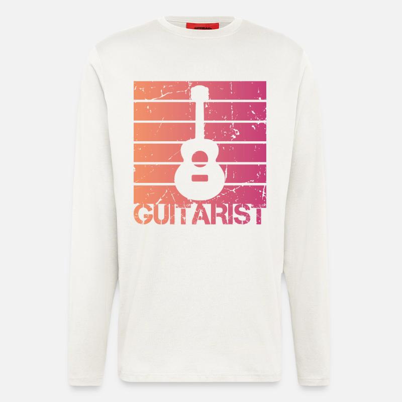 Gitarrist - Langarmshirt - made by SPREAD  - OFF WHITE