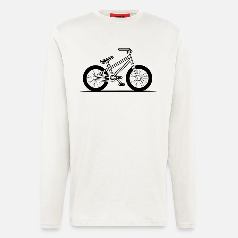 BMX Bicycle Sketch - Longsleeve - made by SPREAD  - OFF WHITE