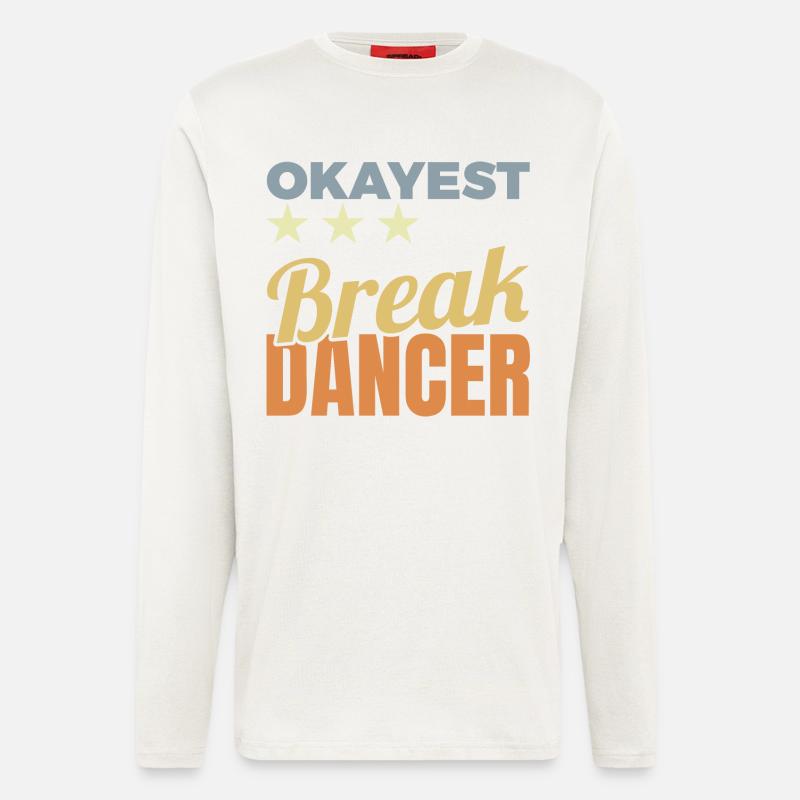 Durchschnittlicher Breakdancer - Langarmshirt - made by SPREAD  - OFF WHITE