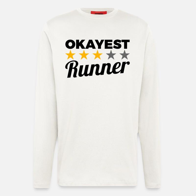 Funny Runner - Longsleeve - made by SPREAD  - OFF WHITE