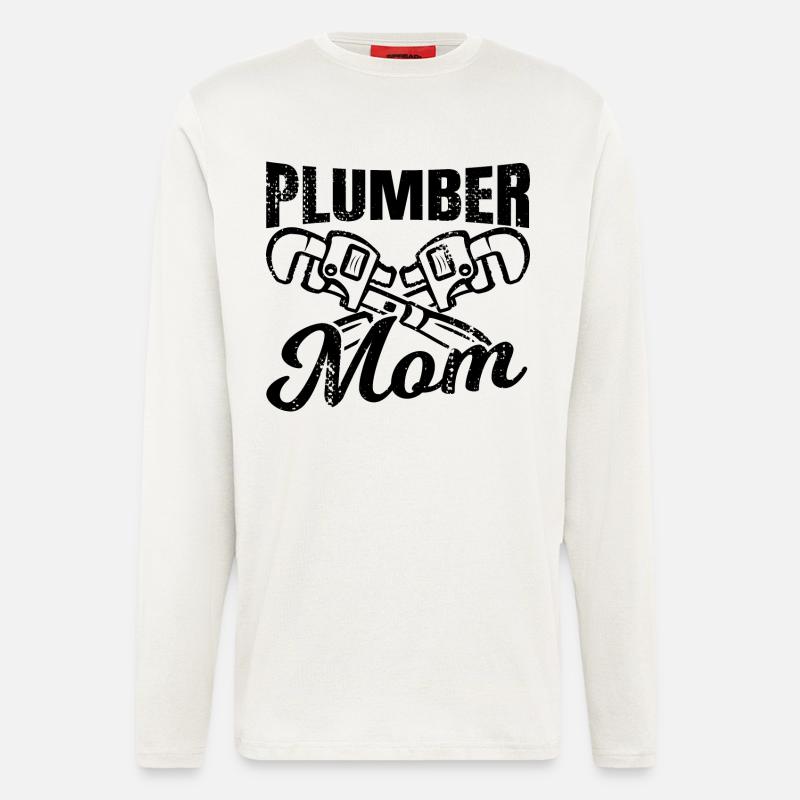Klempner Mutter - Langarmshirt - made by SPREAD  - OFF WHITE