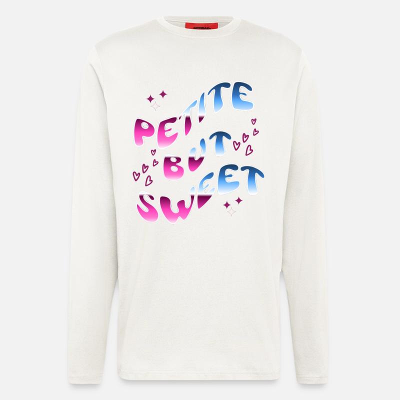 Petite but Sweet - Text Tee - Langarmshirt - made by SPREAD - OFF WHITE
