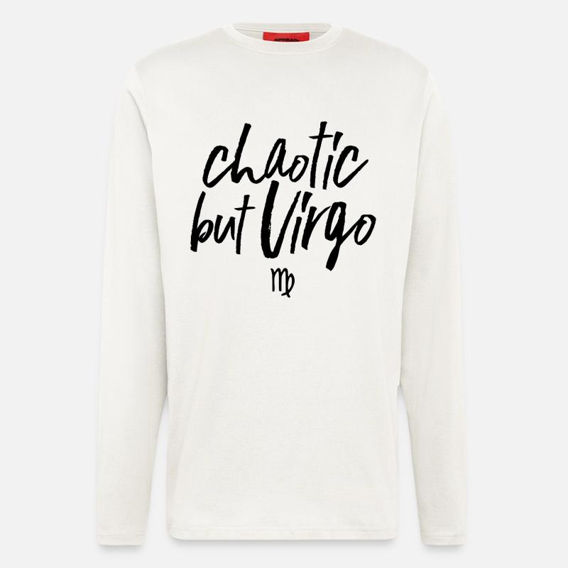 Astro Chaotic but Virgo - Langarmshirt - made by SPREAD  - OFF WHITE