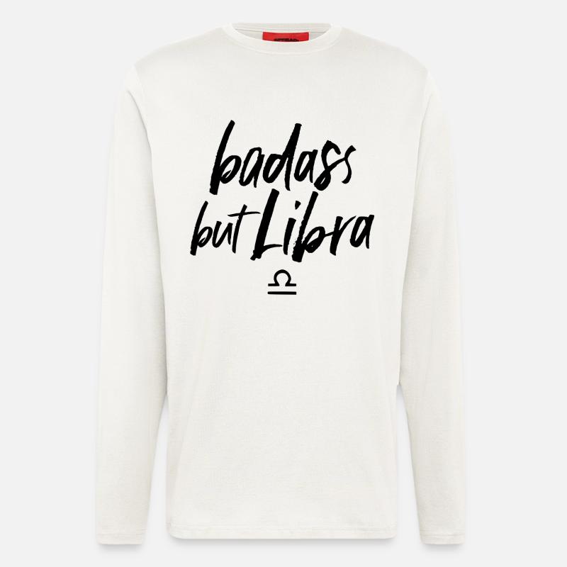 Astro Badass but Libra - Langarmshirt - made by SPREAD  - OFF WHITE